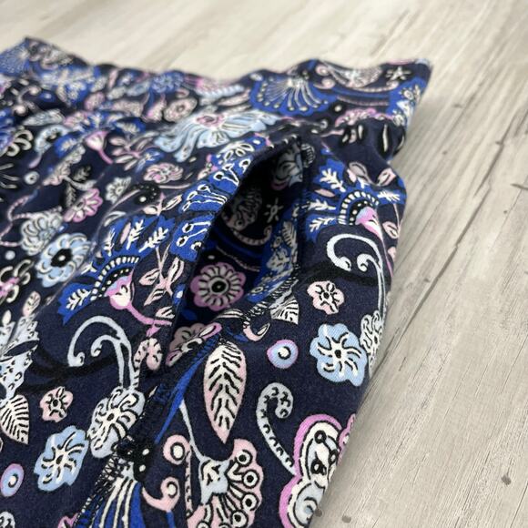 Talbots Everyday Yoga Floral Mid Rise Elastic Waist Above Knee Stretchy Skort - Picture 4 of 10